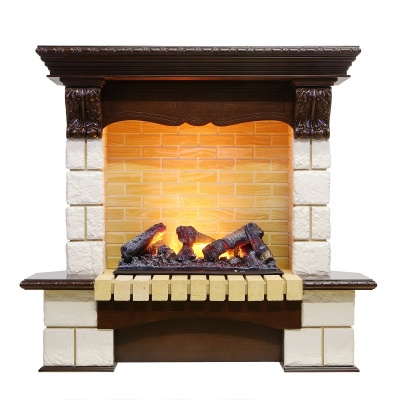 Каминокомплект Pierre Luxe Cassette 600 Темный дуб Каминокомплект Pierre Luxe Cassette 600 Темный дуб