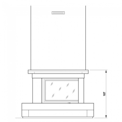 Каминная облицовка Palazzetti Melbourne, пристенная Каминная облицовка Palazzetti Melbourne, пристенная