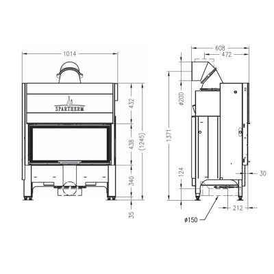 Каминная топка Spartherm Varia Ah 4S Каминная топка Spartherm Varia Ah 4S