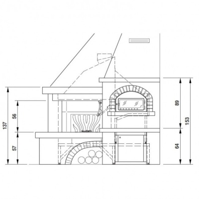 Каминная облицовка Palazzetti Spoleto Каминная облицовка Palazzetti Spoleto