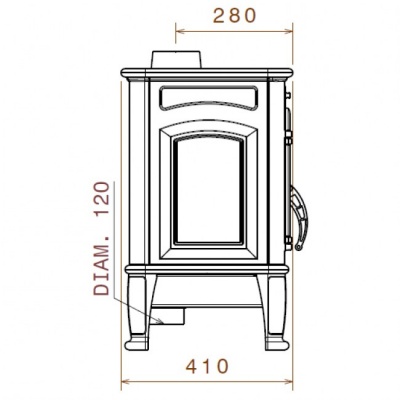 Отопительная печь Liseo Castiron LCI Premium Отопительная печь Liseo Castiron LCI Premium
