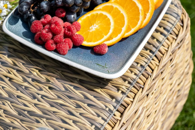 Комплект садовой мебели 4SIS Кальяри (гиацинт) Цвет: соломенный Комплект садовой мебели 4SIS Кальяри (гиацинт) Цвет: соломенный