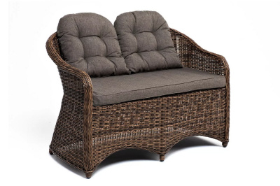 Диван 4SIS Равенна двухместный Цвет: коричневый