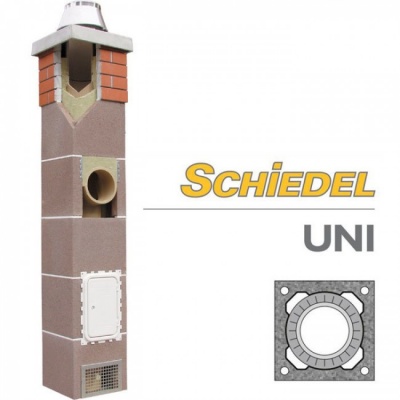 Керамический дымоход Schiedel UNI одноходовой д=140 мм, высота 10м Керамический дымоход Schiedel UNI одноходовой д=140 мм, высота 10м