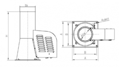 Дымосос GCK-CH-ML
