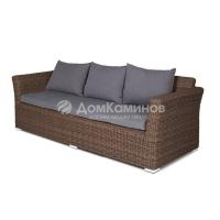 Диван 4SIS Капучино трехместный Цвет: коричневый