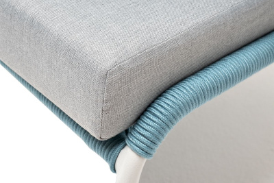 Кресло 4SIS Милан Цвет: светло-серый RAL7035, бирюзовый