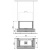 Каминная облицовка Palazzetti Cannes Wenge, под SF 100 3D Каминная облицовка Palazzetti Cannes Wenge, под SF 100 3D