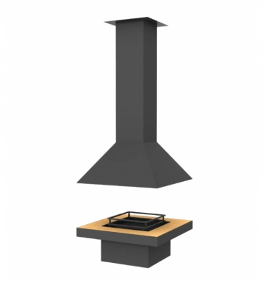 Островной камин KARE