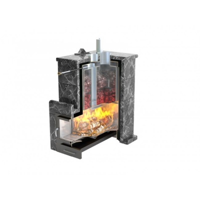 Печь для бани ИзиСтим Анапа в полноценном кожухе из талькохлорита сталь AISI 430 Печь для бани ИзиСтим Анапа в полноценном кожухе из талькохлорита сталь AISI 430