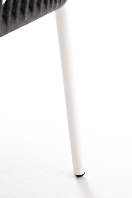 Стул из роупа 4SIS Марсель Цвет: белый шагрень, серый Стул из роупа 4SIS Марсель Цвет: белый шагрень, серый