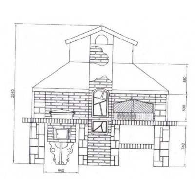 Печь барбекю ТРИО  Печь барбекю ТРИО