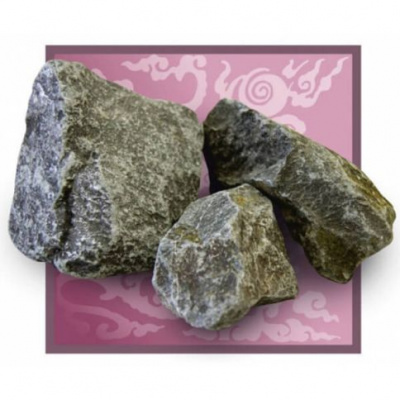 Камни для бани Порфирит 20 кг. обвалованный