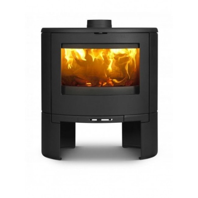Печь-камин Dovre BOW, дровяная овальная, с округленным стеклом Печь-камин Dovre BOW, дровяная овальная, с округленным стеклом