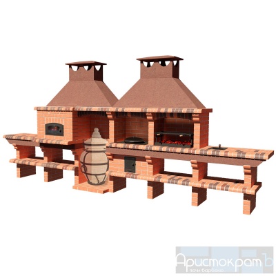 Кирпичное барбекю АРИСТОКРАТЪ 856 Кирпичное барбекю АРИСТОКРАТЪ 856