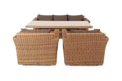 Обеденная группа 4SIS Моккачино Цвет: соломенный