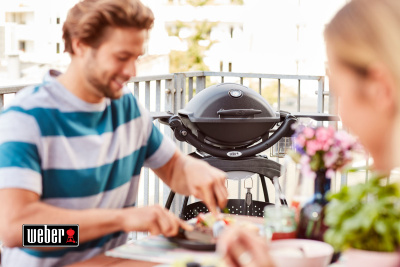 Гриль газовый Weber Q 1200 Black Line, черный Гриль газовый Weber Q 1200 Black Line, черный