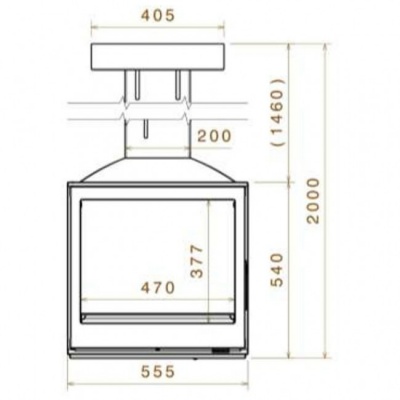 Камин Liseo Castiron LCI 5 GDFs Sky Камин Liseo Castiron LCI 5 GDFs Sky
