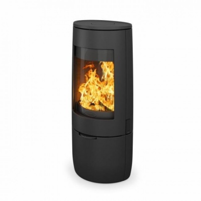 Печь-камин Dovre BOLD 400, дровяная, дизайнерская, на подставке с изогнутым стеклом Печь-камин Dovre BOLD 400, дровяная, дизайнерская, на подставке с изогнутым стеклом