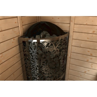 Электрическая печь SAWO DRAGONFIRE Heater King DRFT3-60NS-CNR-P-C (6 кВт, выносной пульт, угловая, нержавейка) Электрическая печь SAWO DRAGONFIRE Heater King DRFT3-60NS-CNR-P-C (6 кВт, выносной пульт, угловая, нержавейка)