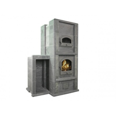 Теплонакопительная печь-камин Talkorus Karhu 2DT