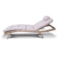 Садовый лежак 4SIS Лиссабон Цвет: соломенный