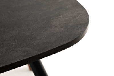 Журнальный стол 4SIS Верона 70 х 50 Цвет: черный муар, серый гранит