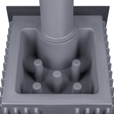 Печь для бани чугунная Гефест Гром 80 (П)