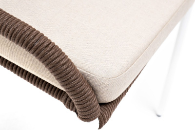 Стул 4SIS Милан из роупа Цвет: белый, коричнеый, бежевый Стул 4SIS Милан из роупа Цвет: белый, коричнеый, бежевый