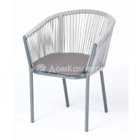 Стул 4SIS Марсель из роупа Цвет: светло-серый