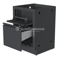 Тумба для мусора Napoleon с держателем бумажных полотенец Черная