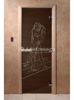 Дверь для саун DoorWood "Дженифер черный жемчуг"