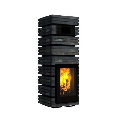 Дровяная банная печь Grill'D Shaman Short (2 каменки)