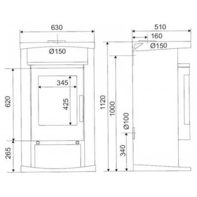 Отопительная печь Supra Ontario 3-07 Отопительная печь Supra Ontario 3-07