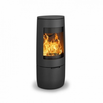 Печь-камин Dovre BOLD 400, дровяная, дизайнерская, на подставке с изогнутым стеклом Печь-камин Dovre BOLD 400, дровяная, дизайнерская, на подставке с изогнутым стеклом