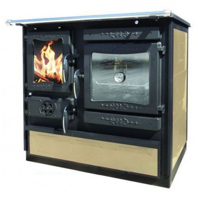 Отопительно варочная Печь-плита Guca GULIVER CREAM правая (Гуча, гуливер, крем)