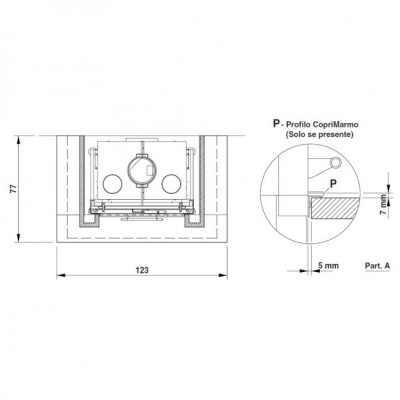 Каминная облицовка Palazzetti Andria Каминная облицовка Palazzetti Andria