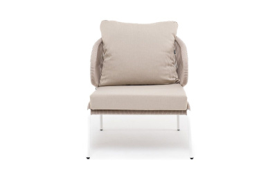 Кресло 4SIS Милан Цвет: белый, бежевый Кресло 4SIS Милан Цвет: белый, бежевый