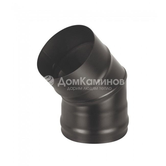 Колено Везувий BLACK (AISI 430/0,8мм) 45 2-х секц. d=200