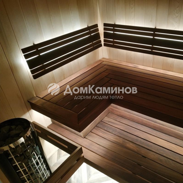 Сауна в КП Палкинский Торфянник. Электрокаменка Harvia