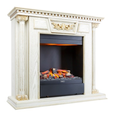 Каминокомплект Olympia Albany Белый дуб Каминокомплект Olympia Albany Белый дуб