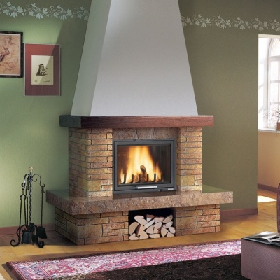 Каминная облицовка Palazzetti Valtellina, пристенная Каминная облицовка Palazzetti Valtellina, пристенная