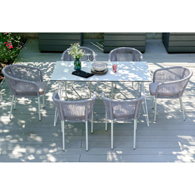 Стул 4SIS Марсель из роупа Цвет: белый Стул 4SIS Марсель из роупа Цвет: белый