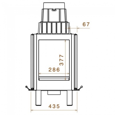 Каминная топка Liseo Castiron LCI 11 G4