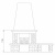 Каминная облицовка Palazzetti Cordoba, с банкетой, под Mbl 78 front Каминная облицовка Palazzetti Cordoba, с банкетой, под Mbl 78 front
