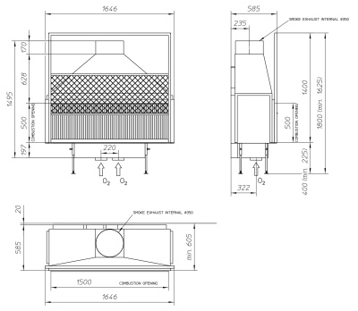 Топка Metalfire Universal MF 1500-50 W 1S