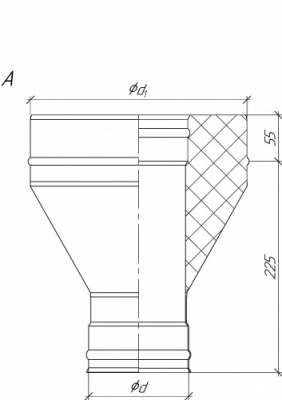 Старт удлиненный А Grill'D AISI 430 0,8мм/ЖС 0,5мм (D130/250) черный (термостойкая краска) Старт удлиненный А Grill'D AISI 430 0,8мм/ЖС 0,5мм (D130/250) черный (термостойкая краска)