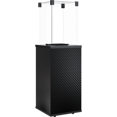 Нагреватель газовый PATIO/MINI/G31/37MBAR/CZ/P - черное стекло, тиснение, пульт Нагреватель газовый PATIO/MINI/G31/37MBAR/CZ/P - черное стекло, тиснение, пульт