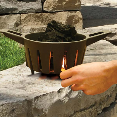 Корзина чугунная Broil King для удобного розжига угля Корзина чугунная Broil King для удобного розжига угля