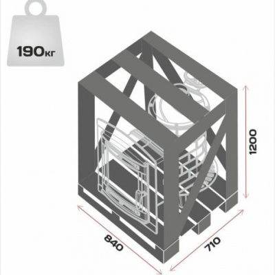 Банная Печь Прометалл Атмосфера XL (Про) в ламелях Змеевик наборный Банная Печь Прометалл Атмосфера XL (Про) в ламелях Змеевик наборный